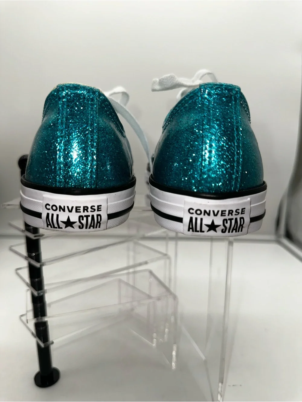 Converse Chuck Taylor All Star blue glitter sneakers brand new women’s size 6 - Picture 7 of 9